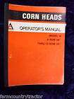 JD Operators Manual for High Tin Corn Heads  