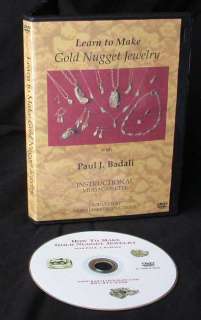DVD, Learn to Make Gold Nugget Jewelry, Paul J. Badali  