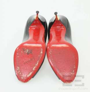 Christian Louboutin Tortoise Shell Patent Leather Yoyospina 100 Heels 