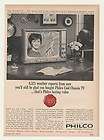 1964 philco woodstock tv television weather report ad expedited 