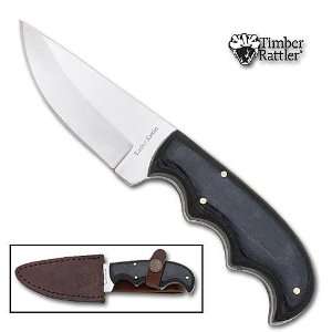  Timber Rattler Yukon Skinning Knife w/ Leather Sheath 