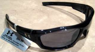 Under Armour Power Crystal Gray Sunglasses w/ Gray Lens  