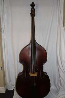   Karl Hofner 3/4 Double Upright String Bass Made in Germany 1960  