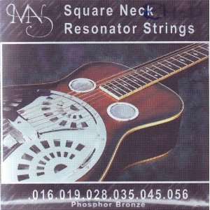  Newtone Square Neck Resonator Guitar, .016   .056, RM B 