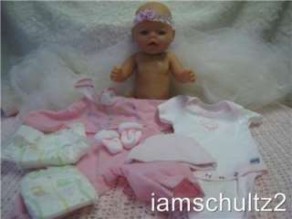   Zapf Rodental Baby Born Newborn Baby Doll ~ Drinks Wets Poops!  