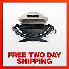 NEW & SEALED Weber Q 100 Portable Propane Gas Grill with Push Button 