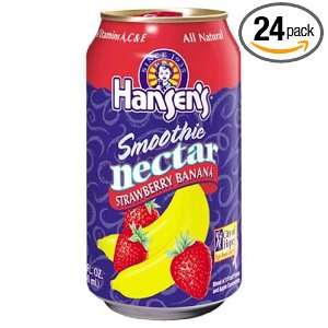 Hansen Beverage Strawberry Banana Smoothie, 11.5 Ounce Cans (Pack of 