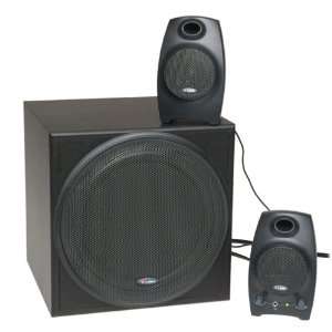  Labtec LCS 2424 Pulse 424 3 Piece Computer Speakers Electronics