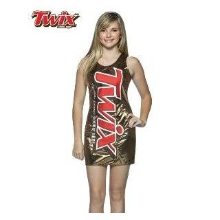 Twix Candy Tank Dress Teen Halloween Costume Size 13 16 by Rasta 