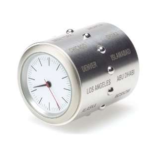  Van Der Waals world Time Clock stainless Steel CW WDSB 