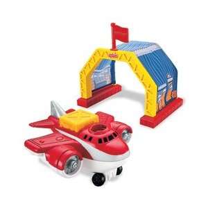  Fisher Price Geotrax   Red Wing Jet Plane Toys & Games