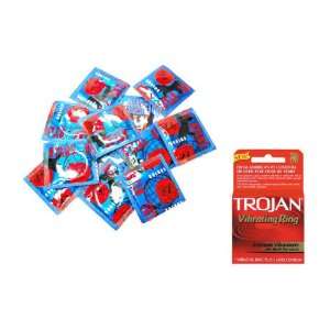   108 condoms Plus TROJAN ELEXA VIBRATING RING