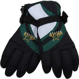   Reebok Dallas Stars Black Nylon Ski Gloves (Large): Sports & Outdoors