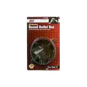   each Ace Round Weatherproof Outlet Box (36260)